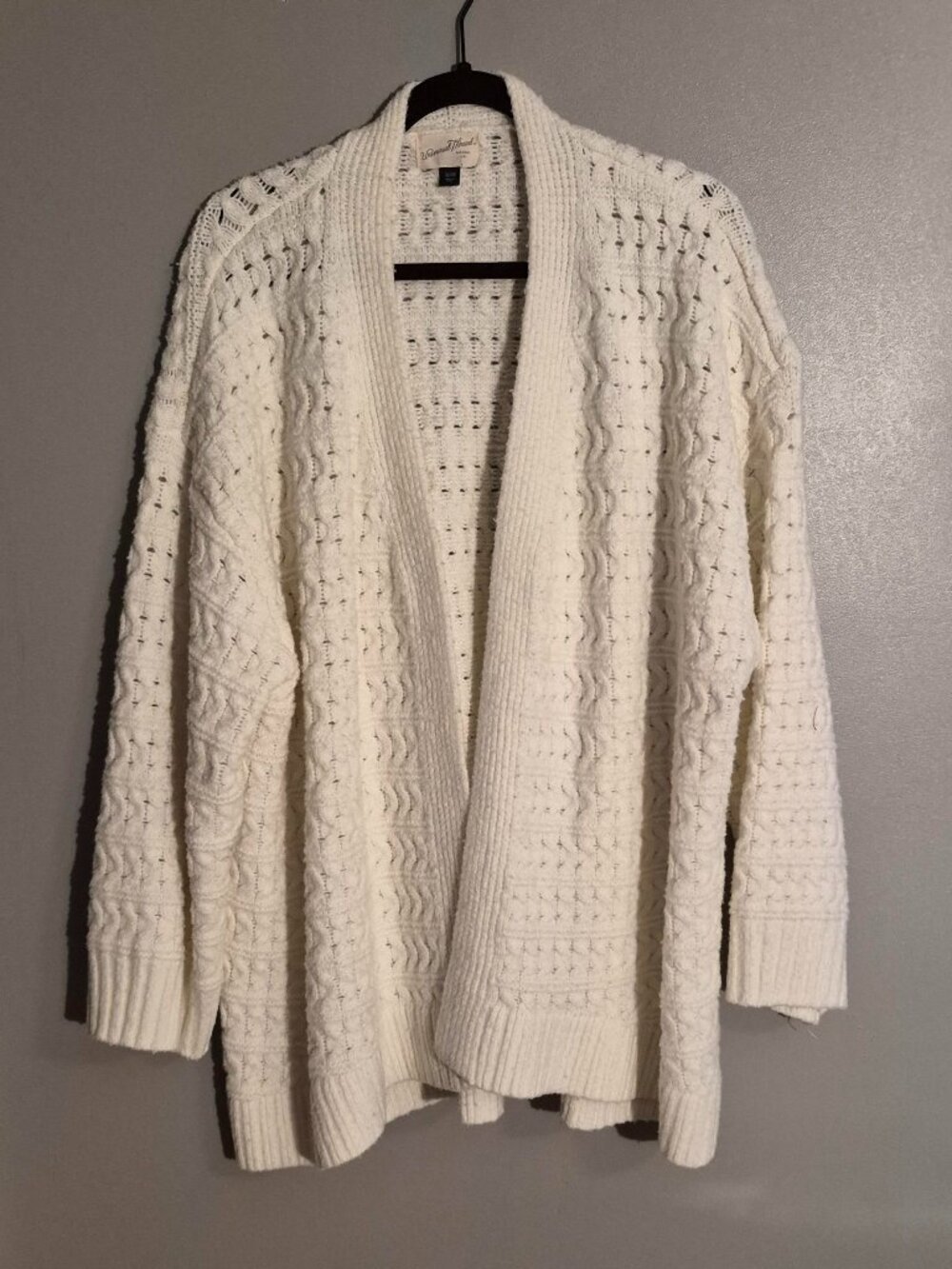 White Knit Cardigan